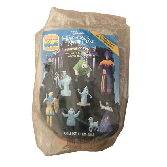 Vintage Hunchback Of Notre Dame Burger King 1990s Toppers - Picture 2 of 4